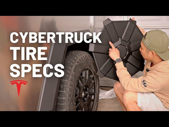 Cybertruck Wheel and Tire Specs - Aero Wheel Cover Removal - Foundation Series - TESBROS