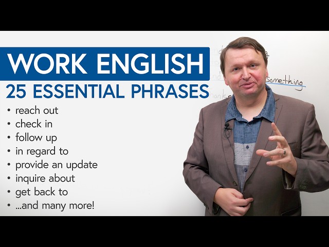 Speak like a Pro! 25 Business English Phrases