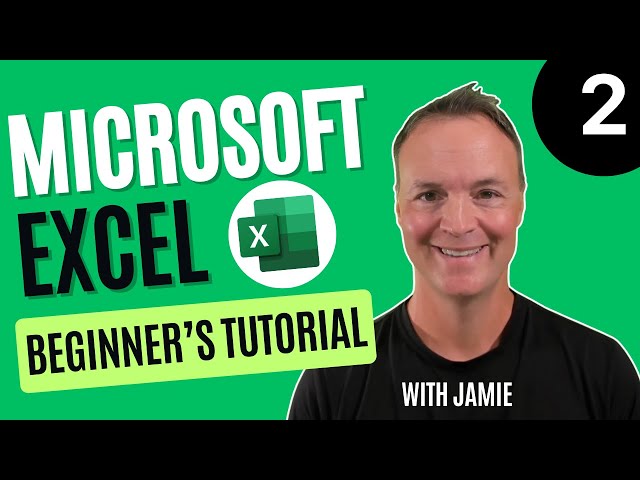 Microsoft Excel Tutorial - Beginners Level 2