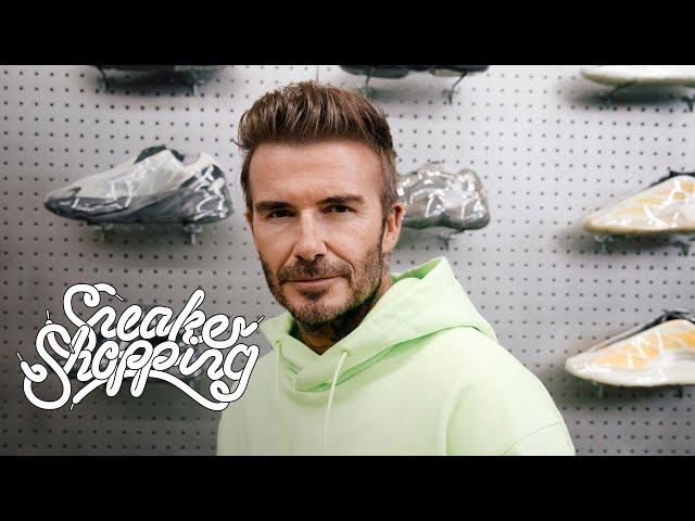 David Beckham Goes Sneaker Shopping With Complex