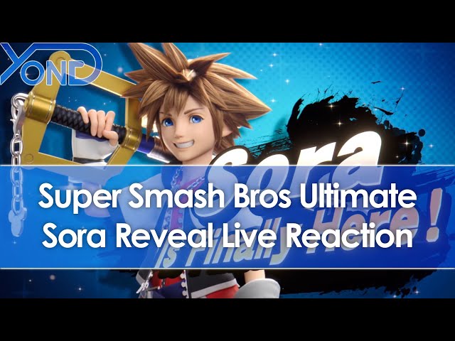 Smash Bros Ultimate Final Character Reveal (Sora) Live Reaction With YongYea