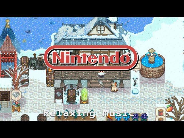 Relaxing winter Nintendo video game music for study , sleep, work.