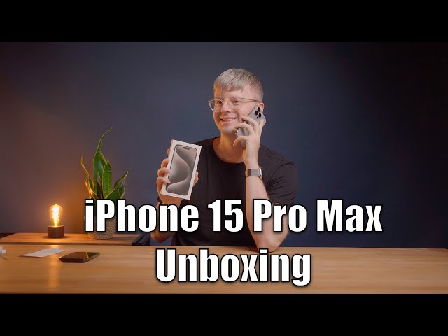 iPhone 15 Pro Max Unboxing | Ersteindruck und Unterschied zum 14 Pro Max | Einrichtung
