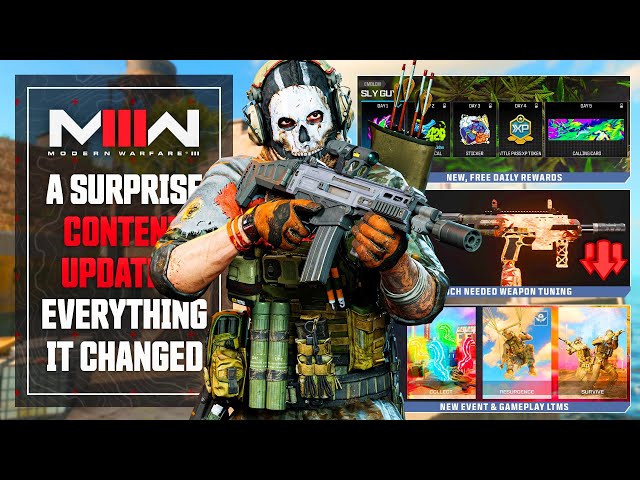 Modern Warfare 3's SURPRISE Update Had a Few BIG Changes... (MW3 & Warzone Update)