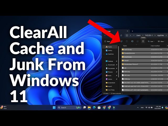 How to Clear Cache and Junk Files From Windows 11