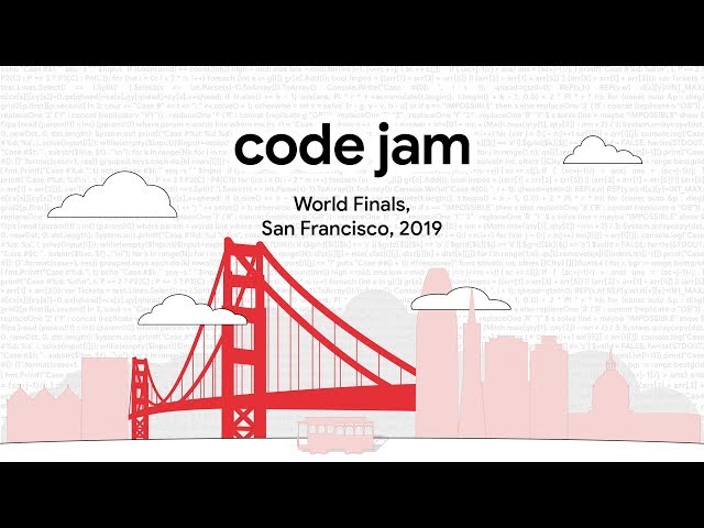 Code Jam 2019 World Finals live stream