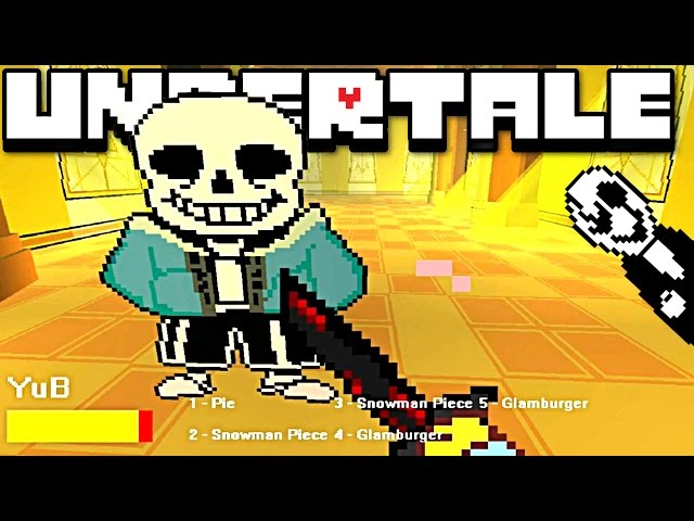 3D SANS FIGHT! "Yet Another Bad Time Simulator" Gameplay (Sans & Gaster Beaten)