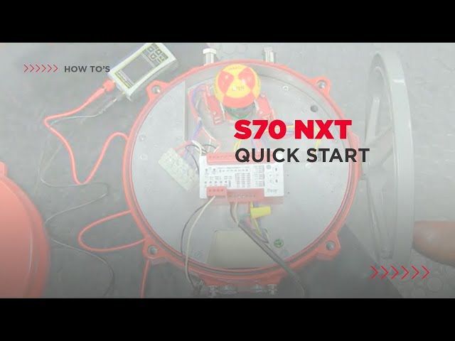 How To Quick Start Electric Actuator Series 70 NXT | Bray Actuator