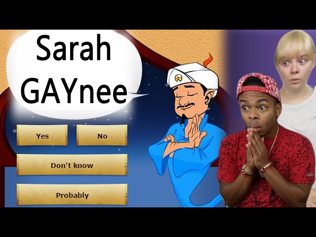 This Game Hates My Girlfriend Ft Sarah Kaynee! (Akinator)