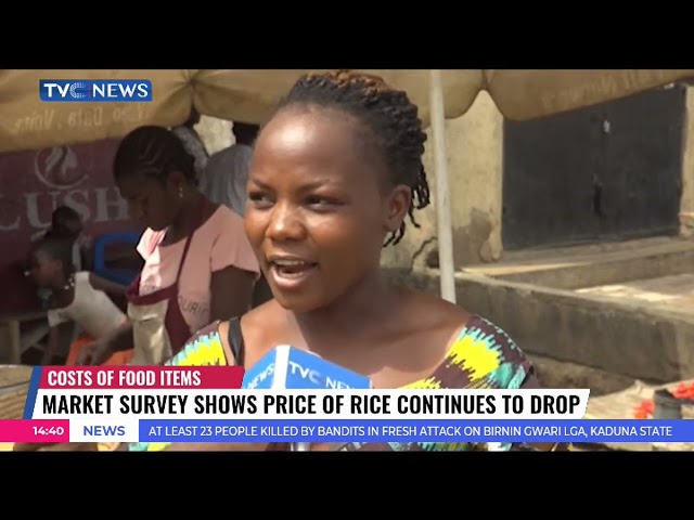 Costs of Food Items: Market Survey Shows Price of Rice Continues to Drop