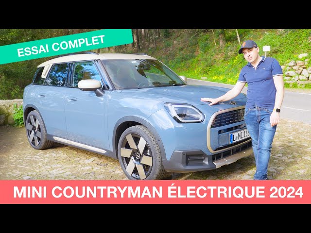 Essai complet Mini Countryman électrique 2024 : un écran tout rond !