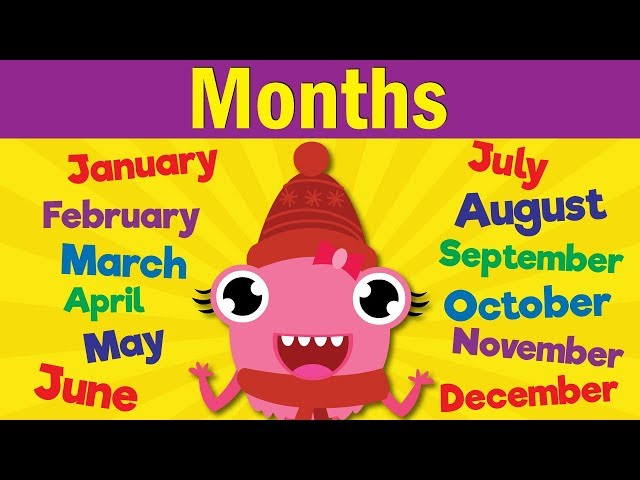 Months of the Year Song | Learn the 12 Months | Kindergarten, Preschool & ESL | Fun Kids English