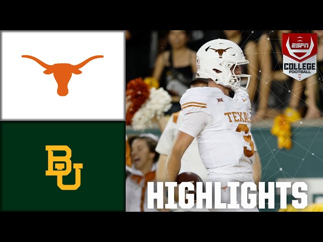 Texas Longhorns vs. Baylor Bears | Full Game Highlights