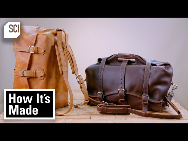 How Leather Bags Are Made | How It's Made | Science Channel