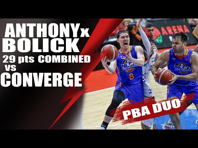 Anthony x Bolick Full Duo Highlights (29 pts Combined) vs Converge FiberXers | 01-12-2024
