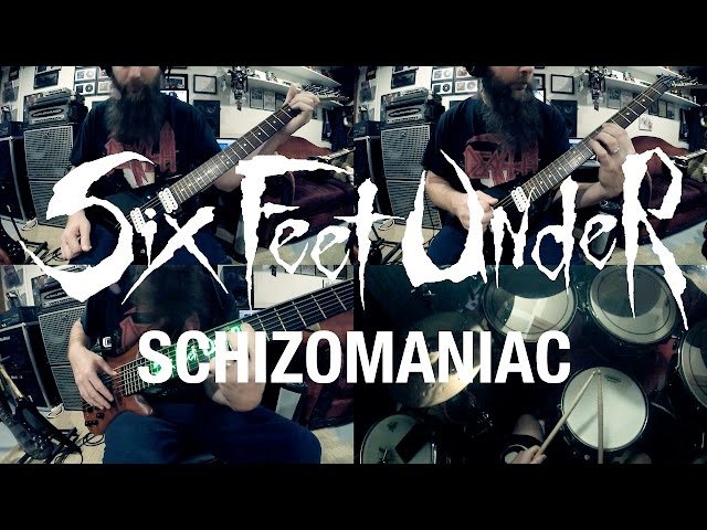 Six Feet Under - Schizomaniac (BAND PLAYTHROUGH)