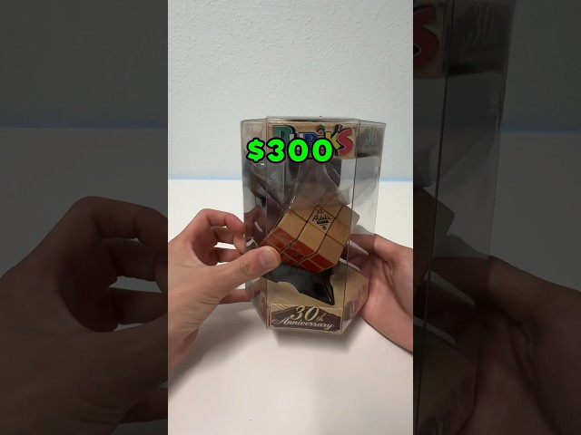 The RARE $300 Wood Rubik’s cube 🪵