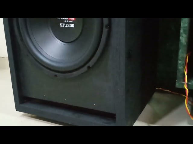 Sound FIRE SF 1300, Double Magnet Subwoofer | Subwoofer Bass Test India Use Headphones #subwoofer