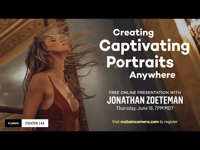 Creating Captivating Portraits Anywhere with Jonathan Zoeteman