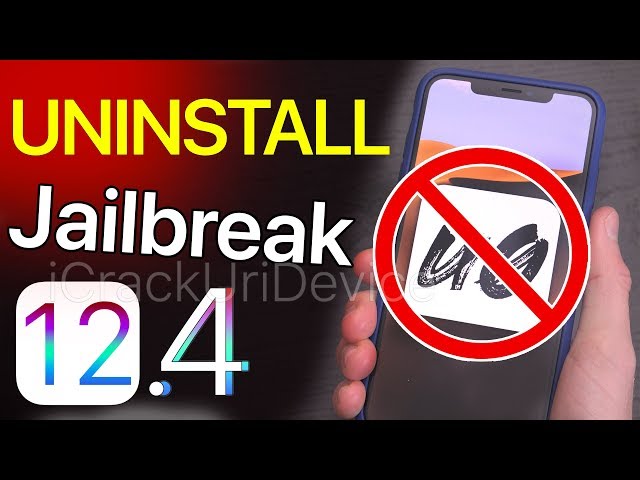 UnJailbreak iOS 12.4 Remove & Uninstall Unc0ver or Chimera! - Delete Cydia & Sileo (NO COMP/RESTORE)