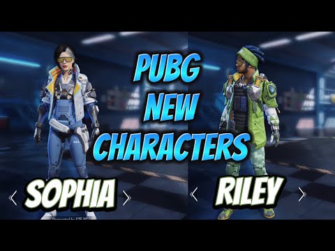 PUBG NEW CHARACTERS | SOPHIA & RILEY | RIZSHAH YT | PUBG MOBILE