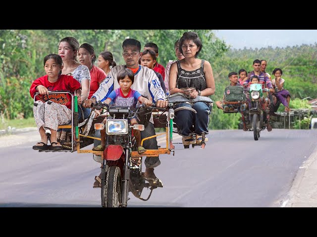 Riding Cheapest Multi-Seater Bike of Philippines