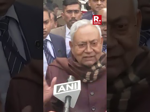 Watch: Nitish Kumar's First Reaction Post Resignation As Bihar CM