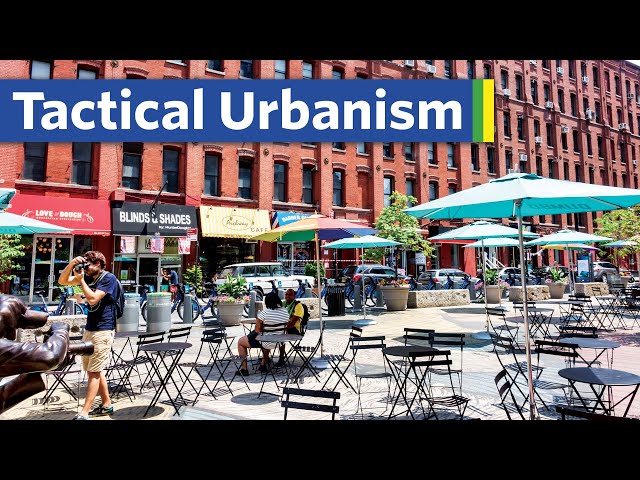 The quick way to make new pedestrian plazas