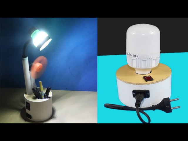 Make 2 Awesome Table Lamp । LED Lamp Idea