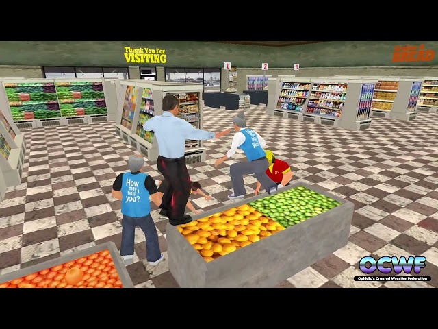 OCWF S0617  The Quarter Pounders VS The Walmart Greeters (Supermarket Arena NOW ON STEAM)