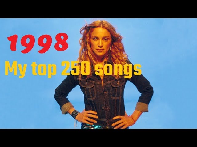 My top 250 of 1998 songs