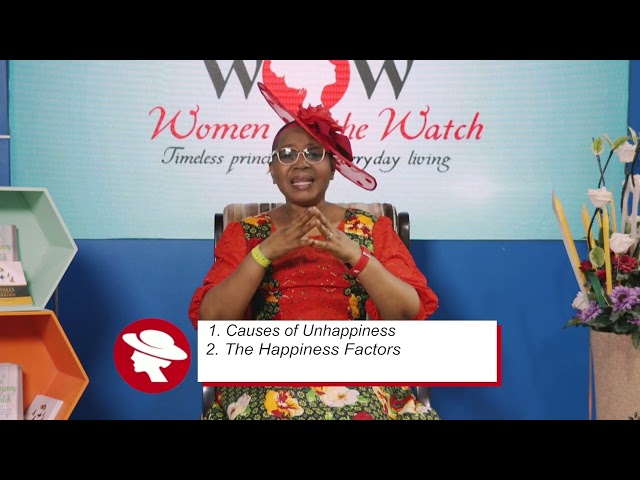 WOMEN ON THE WATCH (WOW) ||THE HAPPINESS RECIPE (PT 1)