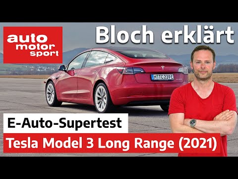 Top oder Flop? Das Tesla Model 3 LR (2021) im Elektroauto-Supertest - Bloch erklärt #136 | ams