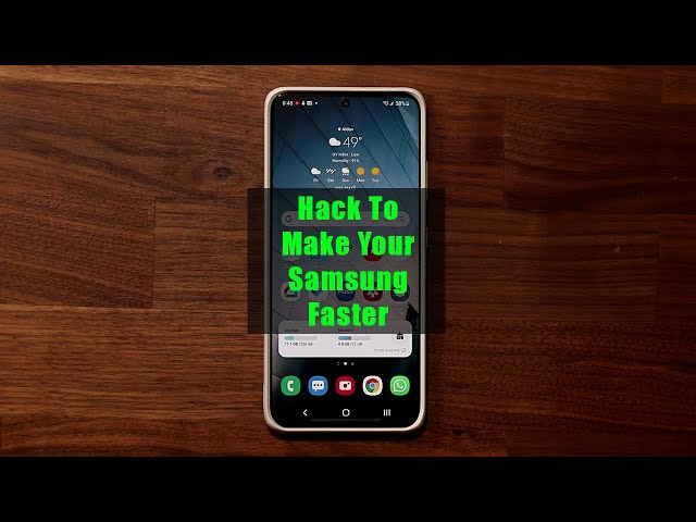 Powerful Hack To Make Your Samsung Phone Much Faster #shorts