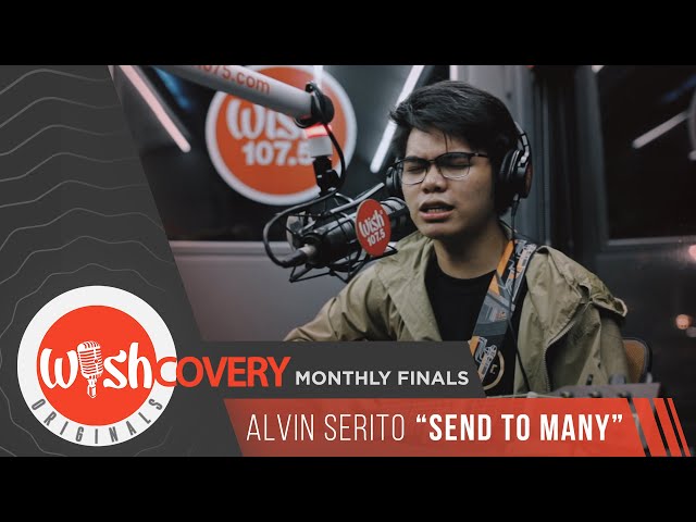 Alvin Serito performs "Send To Many" LIVE on Wish 107.5 Bus