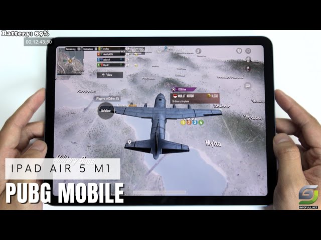 iPad Air 5 test game PUBG Mobile 2024 Update