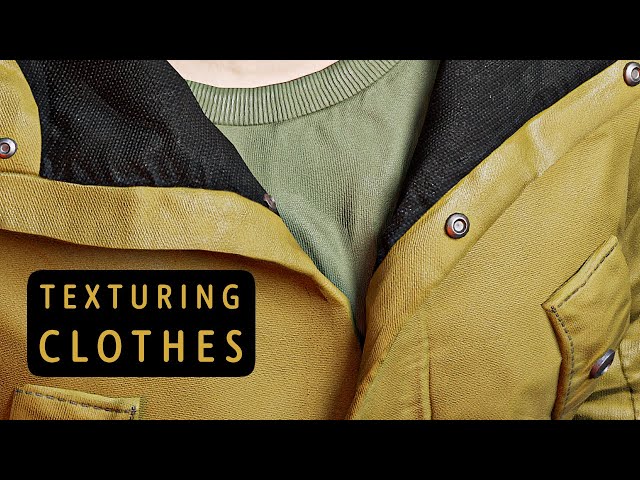 Worn Fabrics And Stitches - Texturing John