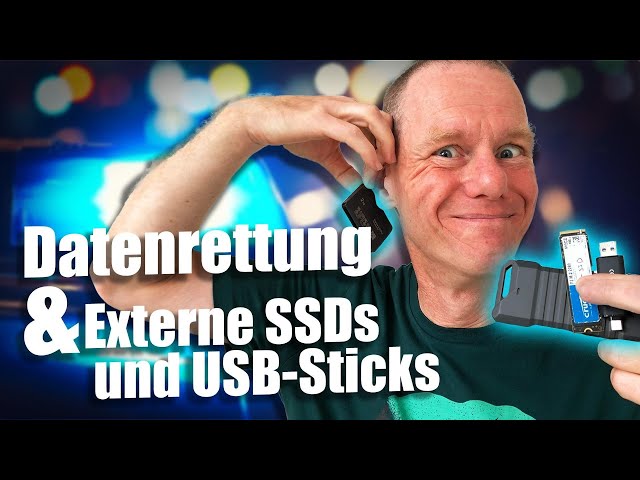 Schnelle USB-Sticks und externe SSDs ab 1 TByte im Test // Datenrettung | c’t uplink
