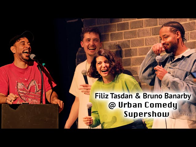 #FilizTasdan & #BrunoBanarby #NiceTry @ #urbancomedy  Supershow