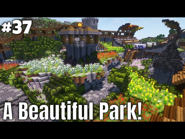 A Beautiful Flower Park! | Minecraft Survival [ep. 37]