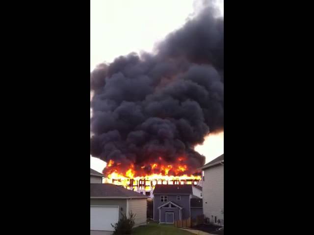 Viewer Video by Brad Carman:  Fire at Grandview Commons