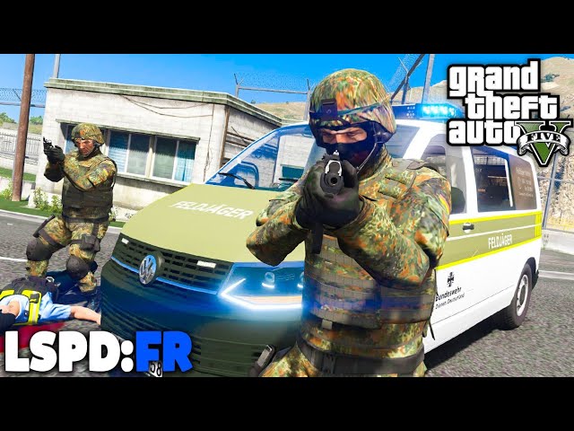 GTA 5 LSPD:FR - MILITÄRPOLIZEI im EINSATZ! - Deutsch - Polizei Mod #90 Grand Theft Auto V