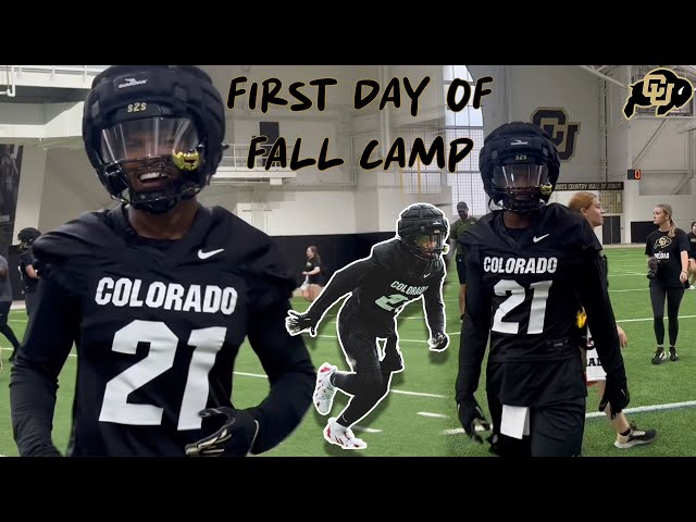 Shilo Sanders First Day Of Fall Camp [University Of Colorado]