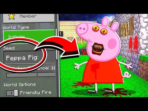 CURSED PEPPA PIG SEED in Minecraft! How to Spawn EVIL PEPPA PIG!