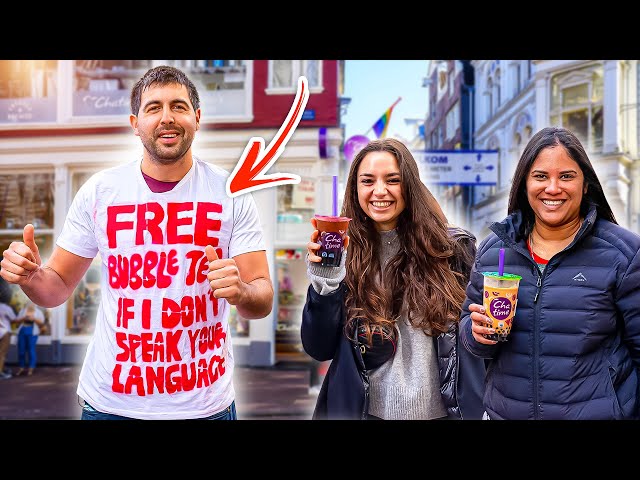 FREE Bubble Tea if I don't Speak Their Language | Episode 2