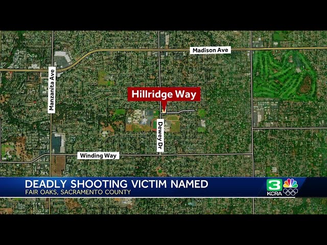 Man killed in Fair Oaks shooting identified