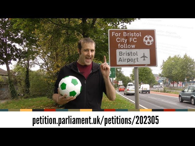 All UK football road signs are wrong! Join the petition for geometric change!
