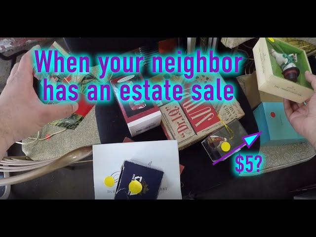 WHEN YOUR NEIGHBOR HAS AN ESTATE SALE! 50 YEARS OF ITEMS AT THIS ESTATE SALE. #ebay #estatesale