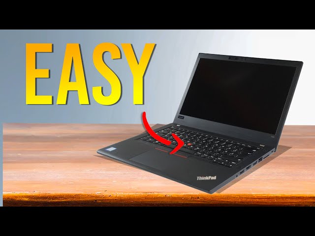Easy way to REPLACE a Lenovo ThinkPad T480 keyboard