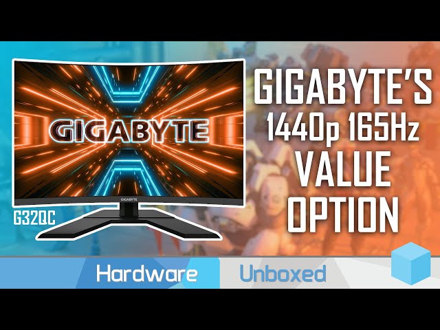 Gigabyte G32QC Review, A Strong Value 1440p 165Hz Gaming Option